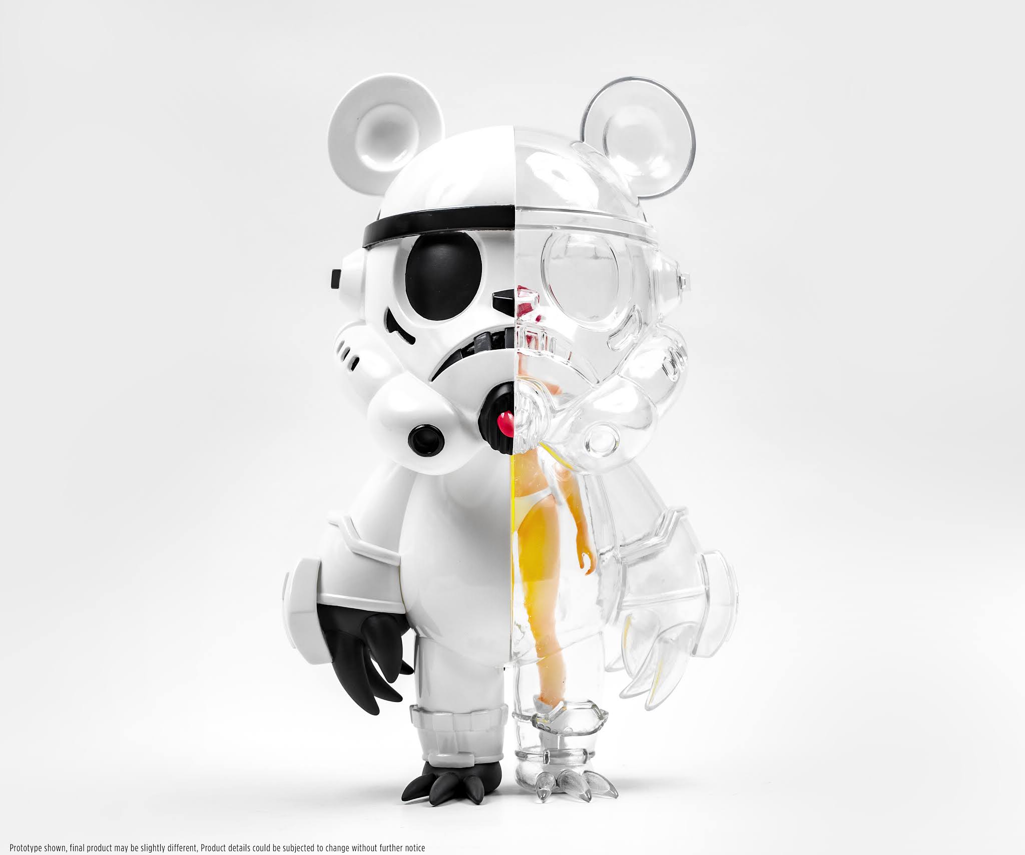 Keikotrooper_04 alt="Fools Paradise Keikotrooper half-transparent Bear stormtrooper armor suit"