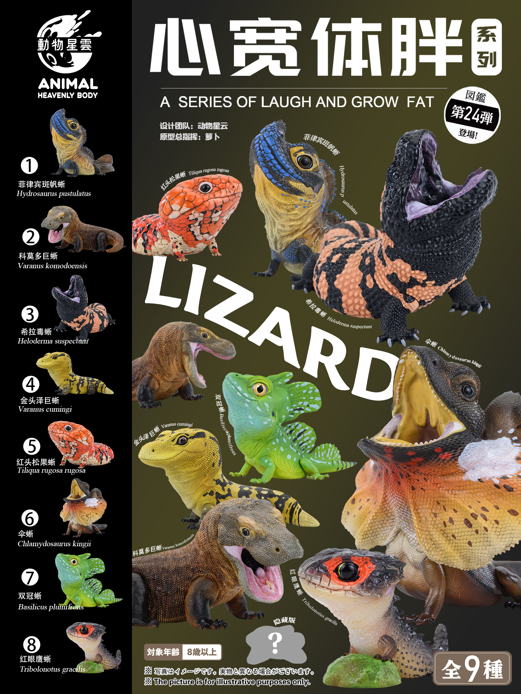 AHB Series 24 - Komodo Dragon – Varanus komodoensis | Lizard