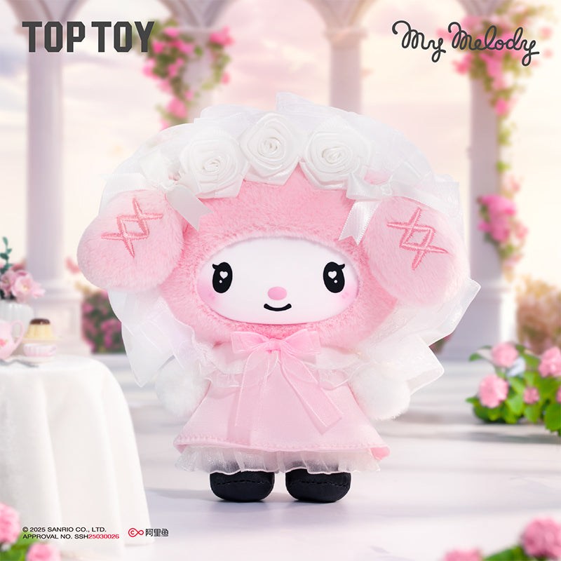 TOP TOY Sanrio Characters Angel Garden plush pendant blind box