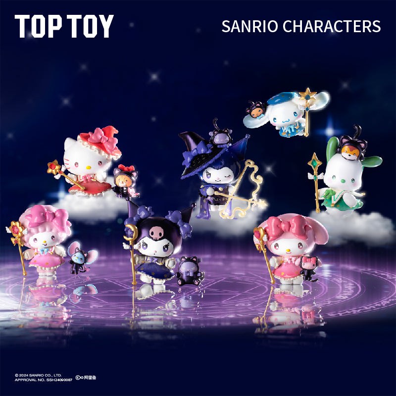 TOP TOY Sanrio Characters Starry Night Party Magician figure blind box