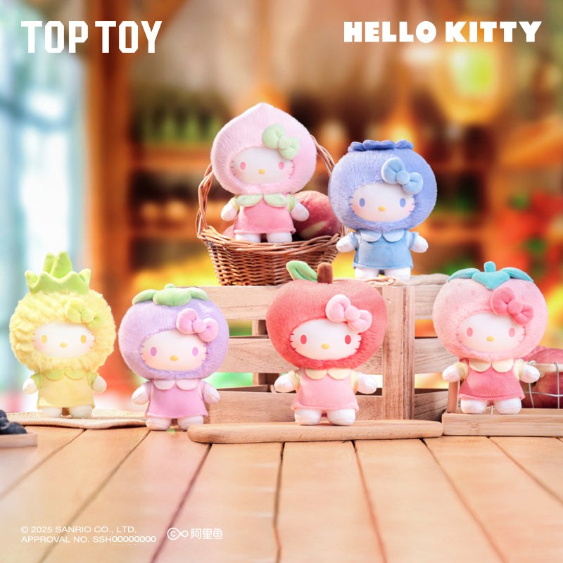 TOP TOY Sanrio Hello Kitty Fruity Paradise plush pendant blind box