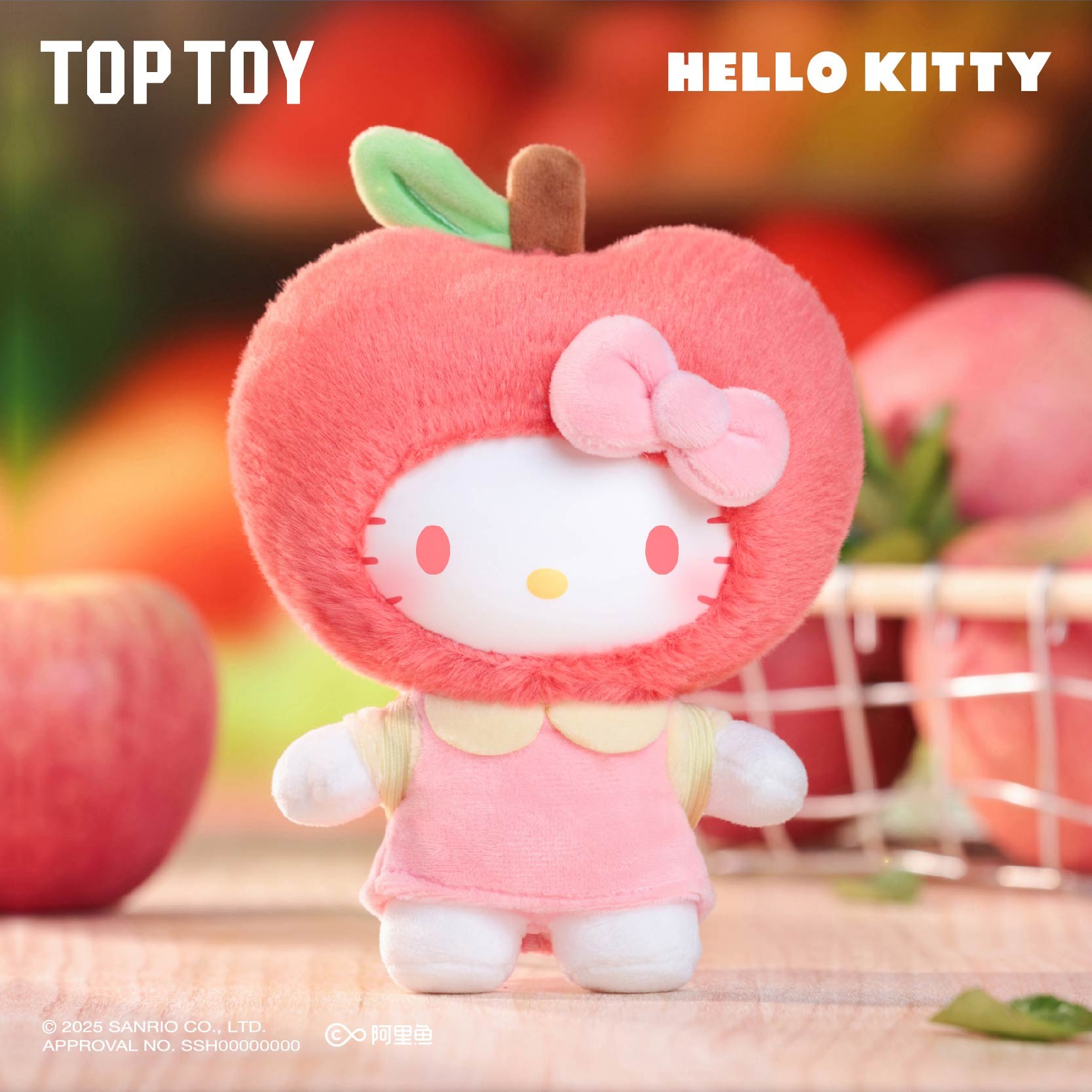 TOP TOY Sanrio Hello Kitty Fruity Paradise plush pendant blind box