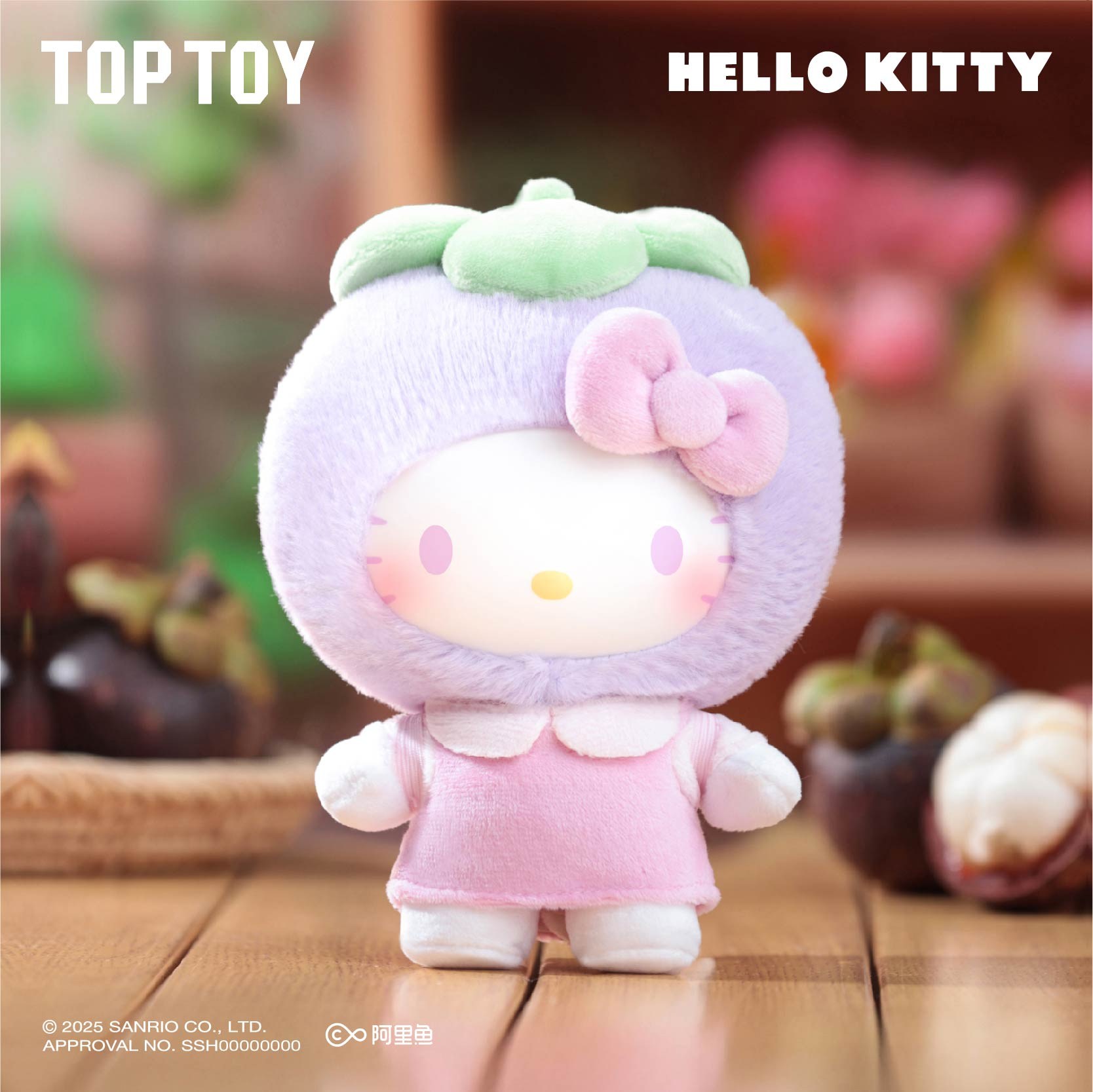 TOP TOY Sanrio Hello Kitty Fruity Paradise plush pendant blind box