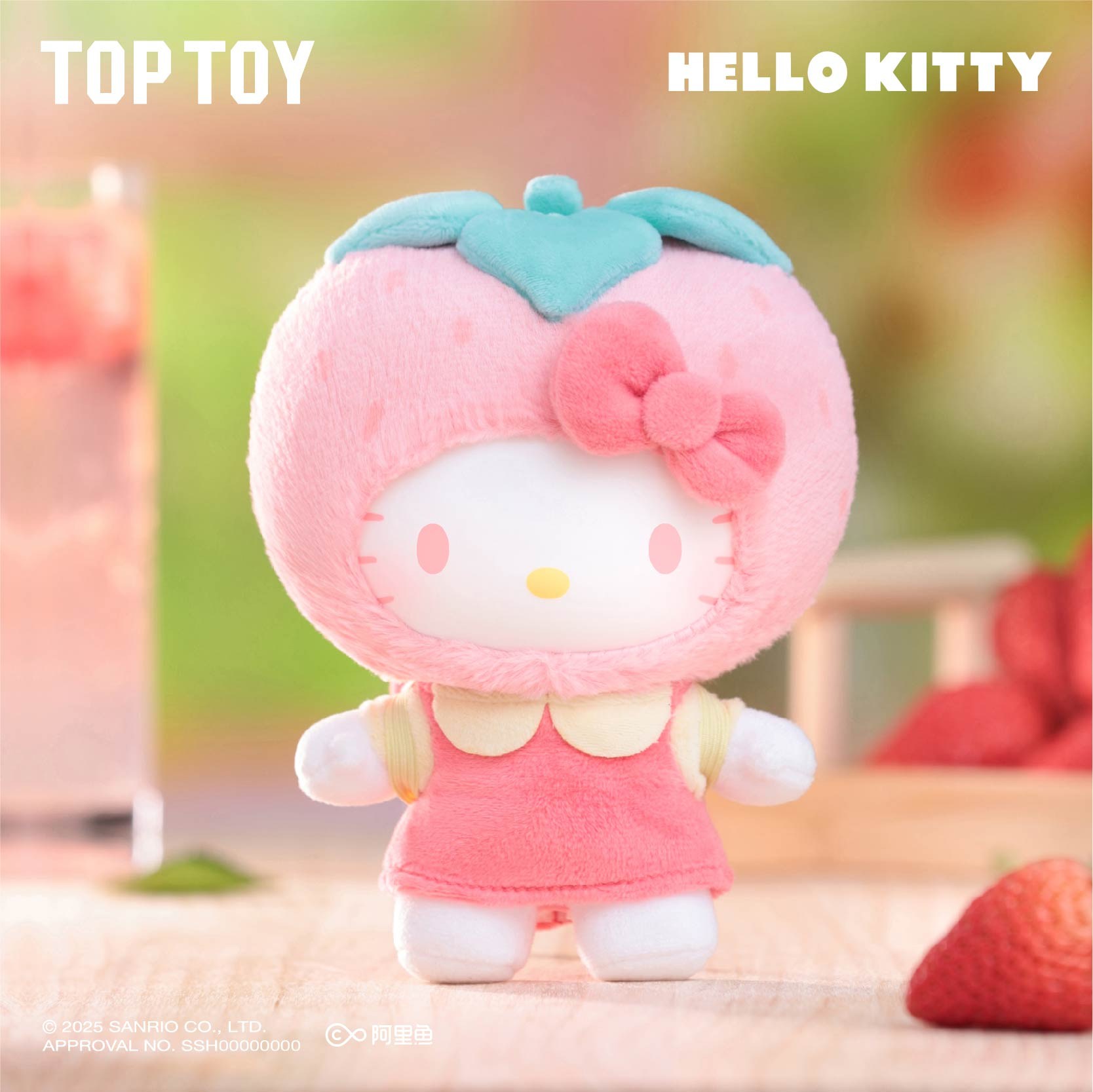 TOP TOY Sanrio Hello Kitty Fruity Paradise plush pendant blind box