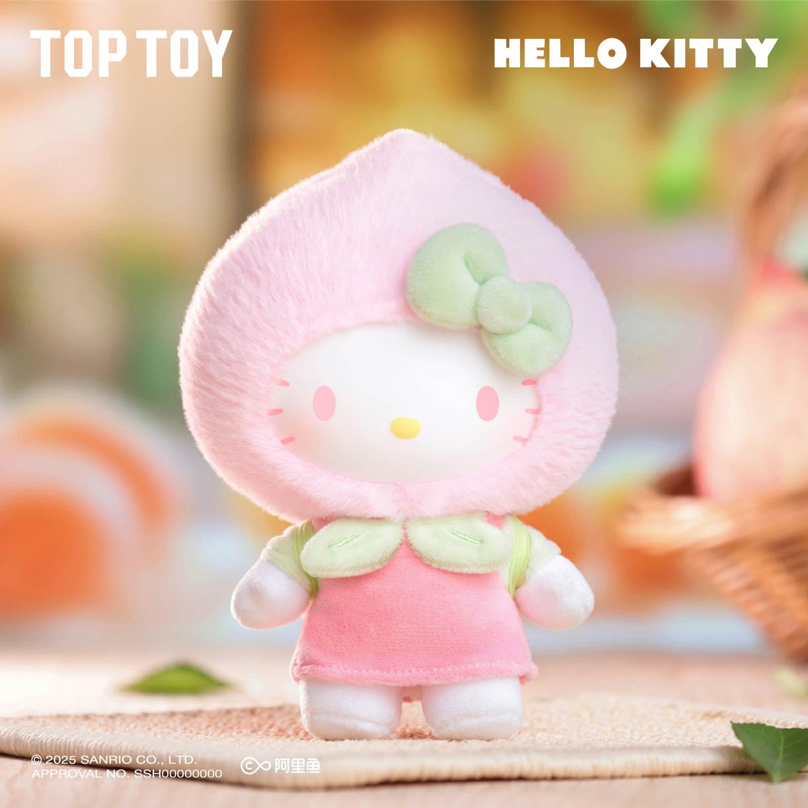 TOP TOY Sanrio Hello Kitty Fruity Paradise plush pendant blind box