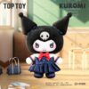 Sanrio Kuromi — School Life Plush Pendant Blind Box (TOP TOY) TOP TOY Sanrio Kuromi School Life plush pendant blind box