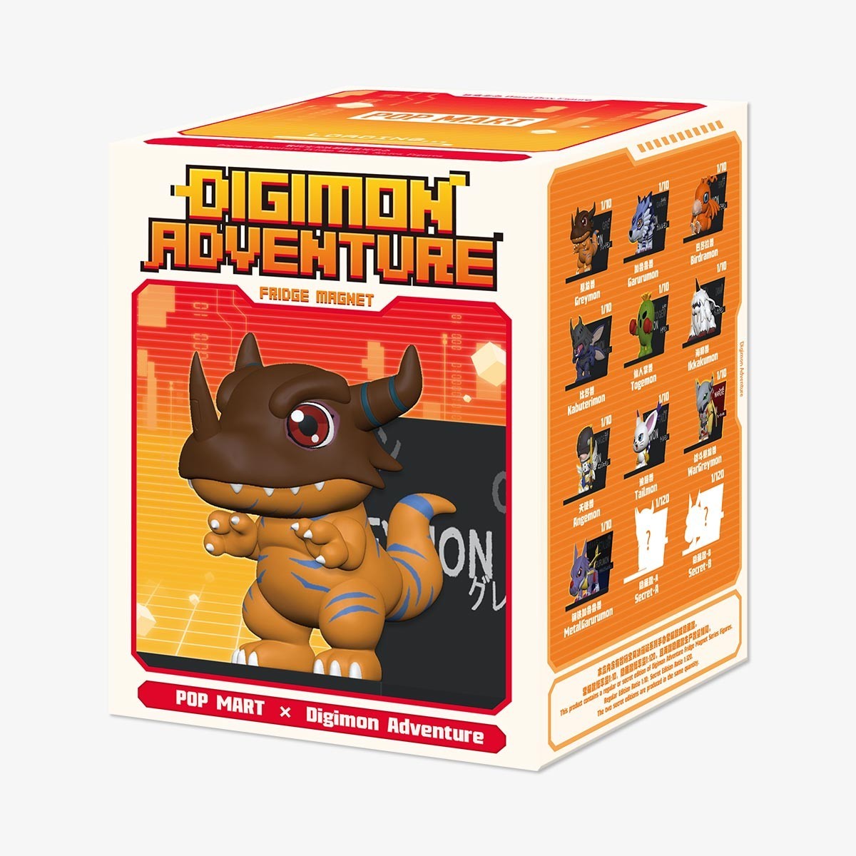 Digimon — Adventure Fridge Magnet Blind Box | POP MART