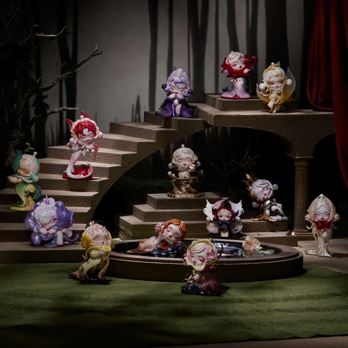 SKULLPANDA — Petals in Four Acts Series Blind Box | POP MART