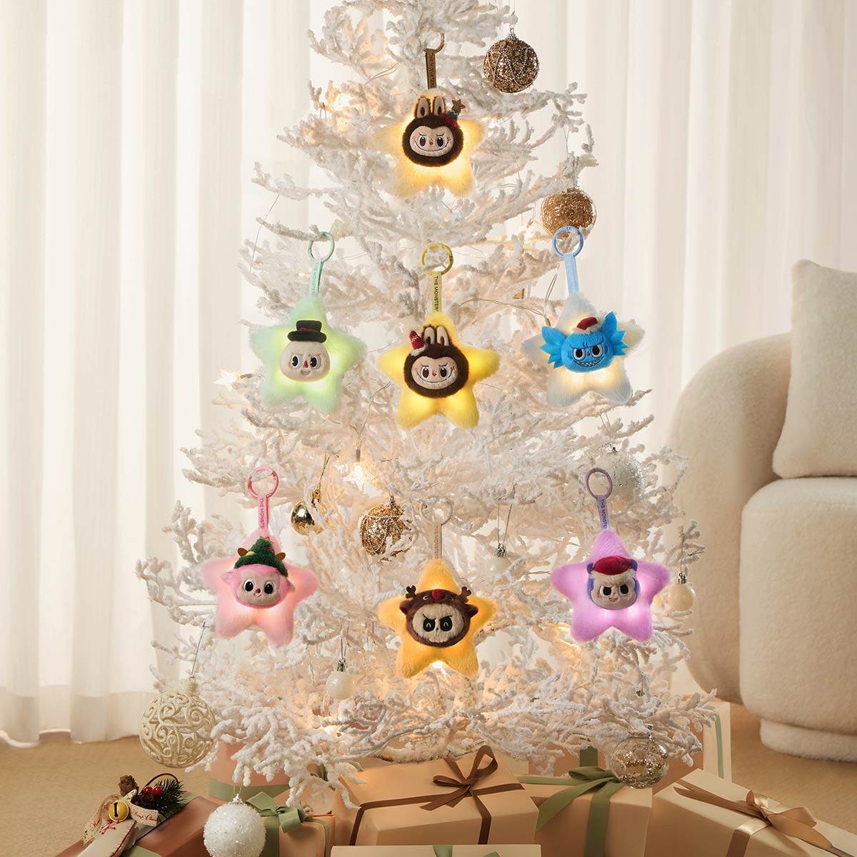 THE MONSTERS — Classic Sparkly Plush Pendant Blind Box | POP MART THE MONSTERS — Classic Sparkly Plush Pendant Blind Box | POP MART