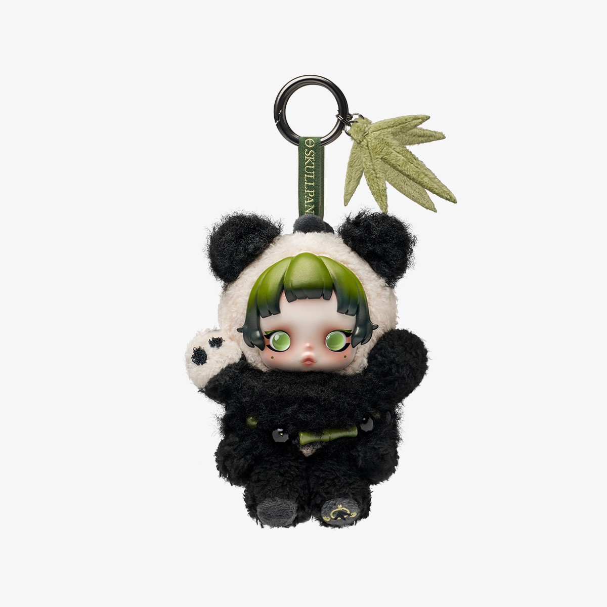 SKULLPANDA — Lazy Panda Plush Doll Pendant | POP MART SKULLPANDA — Lazy Panda Plush Doll Pendant | POP MART