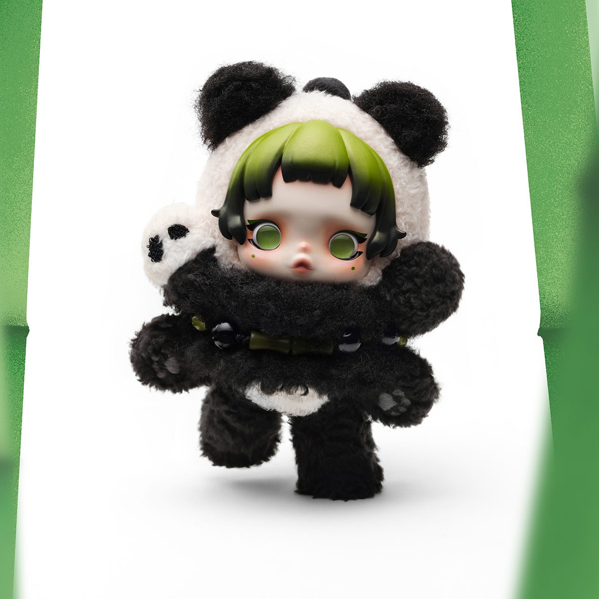 SKULLPANDA — Lazy Panda Plush Doll Pendant | POP MART SKULLPANDA — Lazy Panda Plush Doll Pendant | POP MART