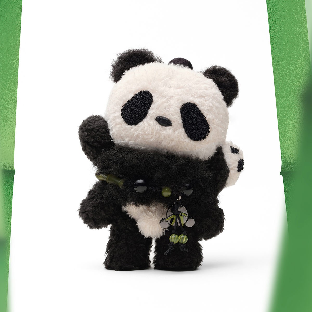 SKULLPANDA — Lazy Panda Plush Doll Pendant | POP MART SKULLPANDA — Lazy Panda Plush Doll Pendant | POP MART