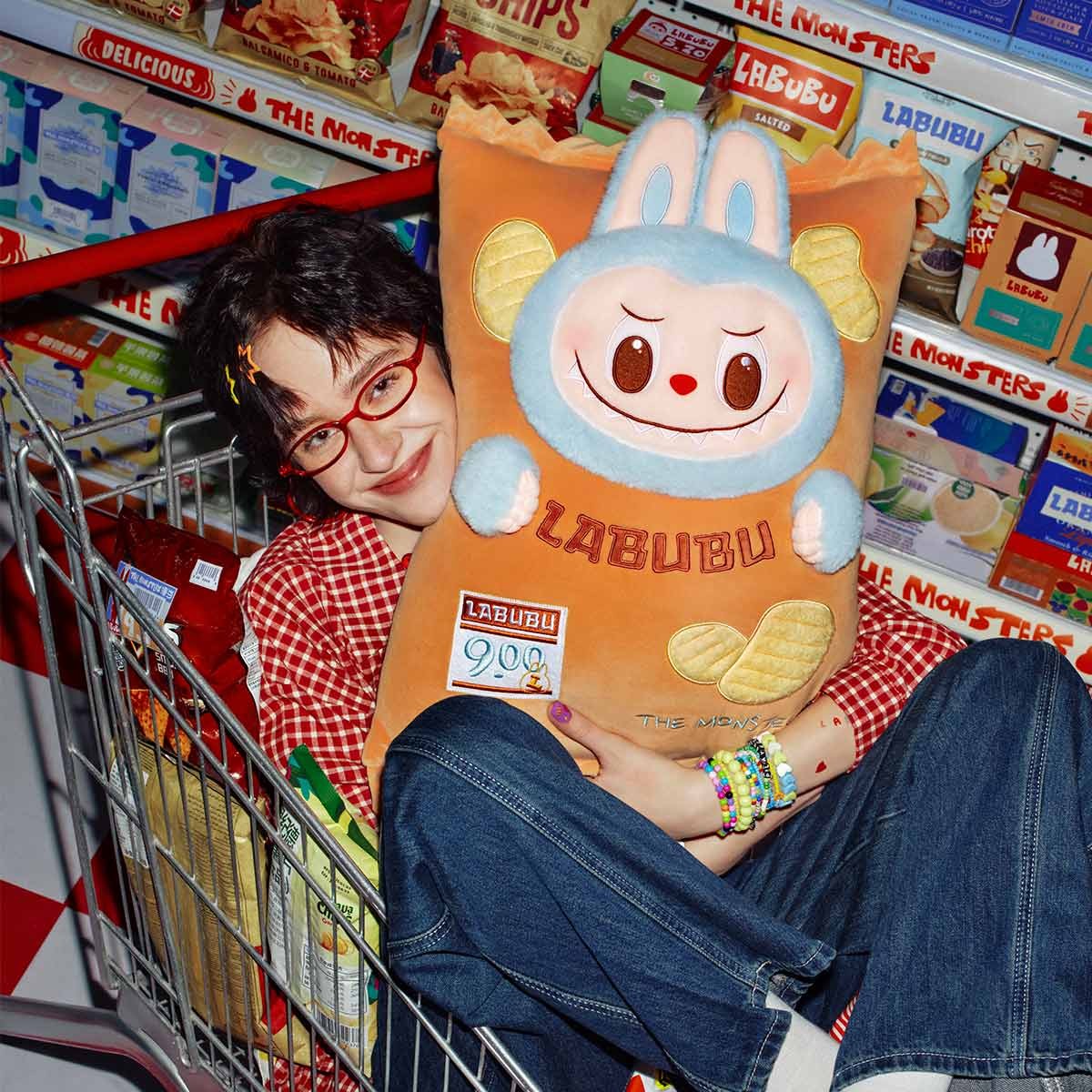 THE MONSTERS — Wacky Mart Pillow (Chips) | POP MART THE MONSTERS — Wacky Mart Pillow (Chips) | POP MART